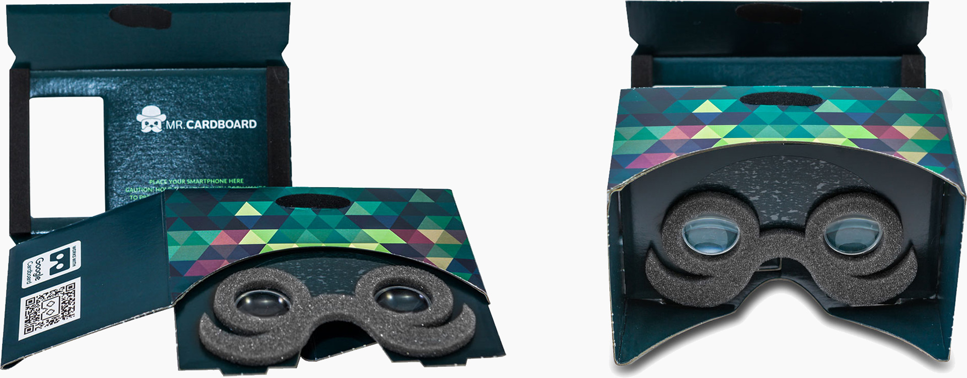 Branded Cardboard Customized VR Headsets - MR.CARDBOARD